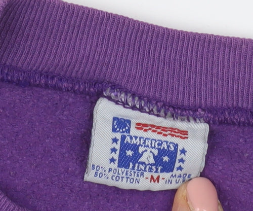 America's Finest Purple University Sweatshirt M Unisex
