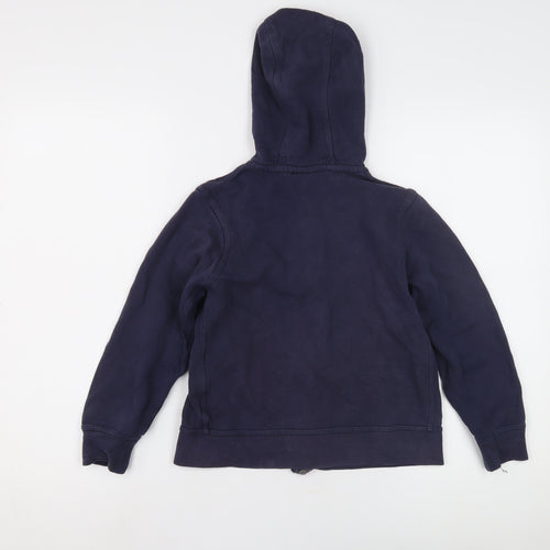 Nike Boys Blue Full Zip Hoodie, Size 8-10, Casual Fleece