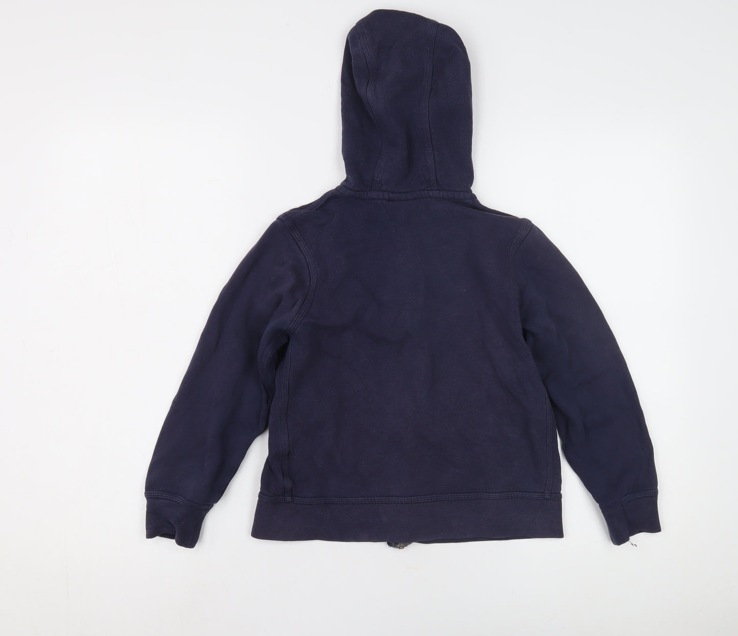 Nike Boys Blue Full Zip Hoodie, Size 8-10, Casual Fleece