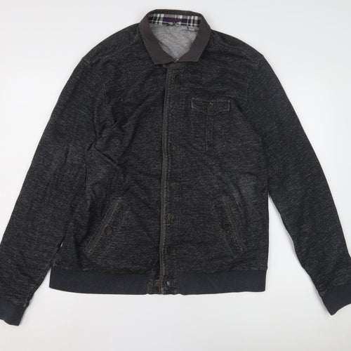 Ted Baker Black Men's XL Basic Cotton Jacket