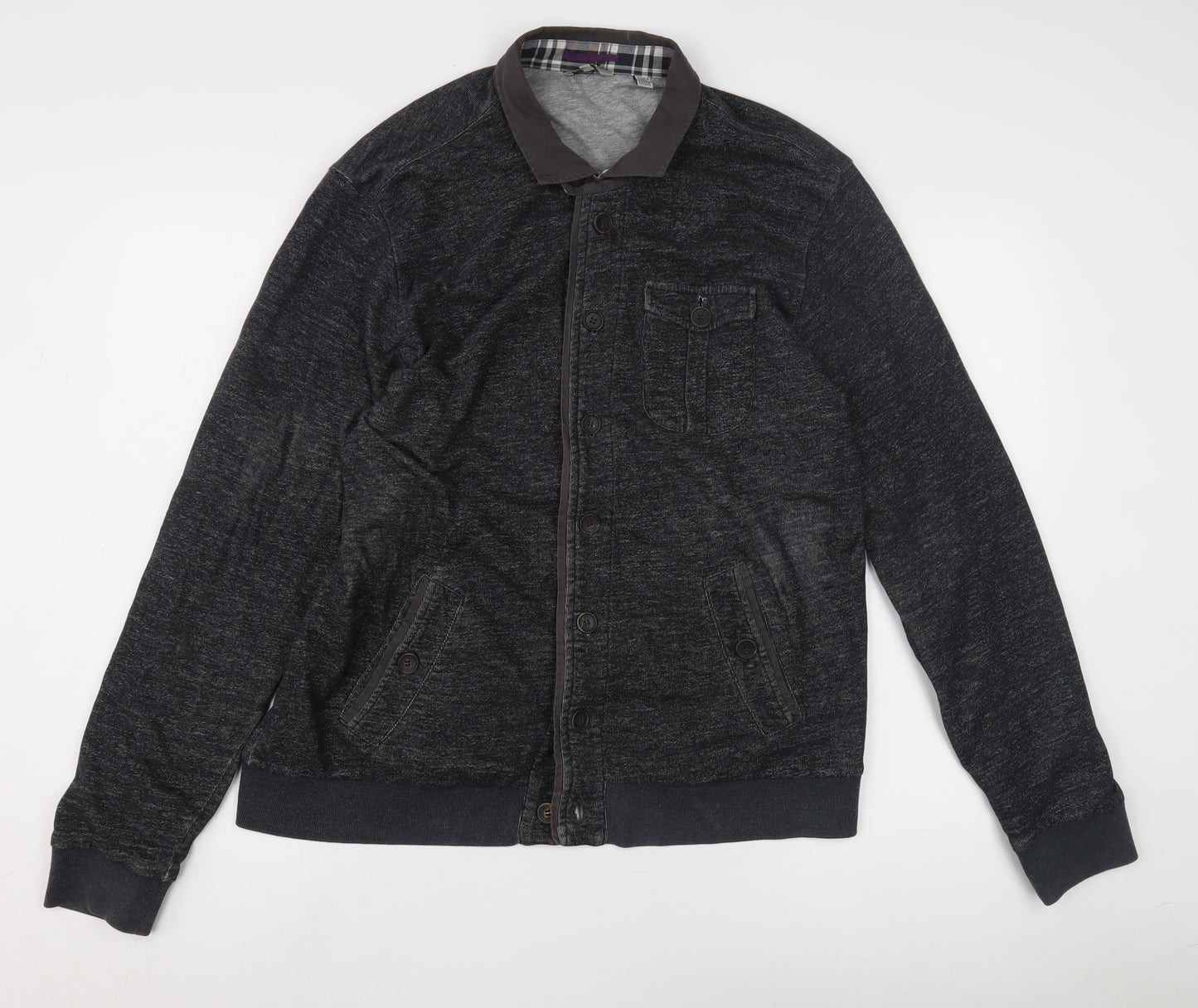 Ted Baker Black Men's XL Basic Cotton Jacket