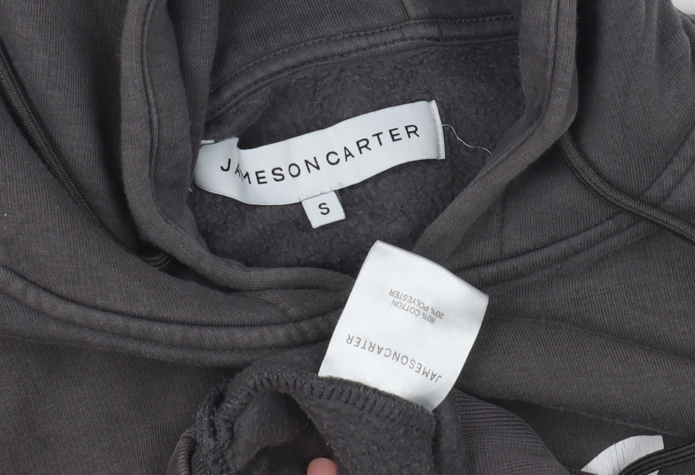 Jameson Carter Men's Grey Pullover Hoodie Size S