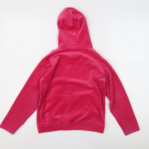 Lambda Girls Pink Minnie Glitter Hoodie - Size 8 Years