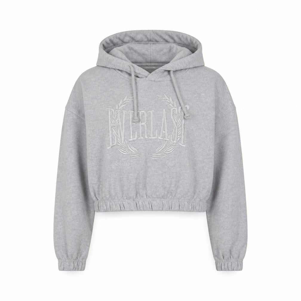 Front view of Everlast Women's Grey Pullover Hoodie, size 14
