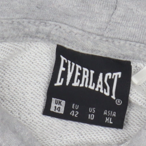 Everlast Women's Grey Pullover Hoodie Size 14