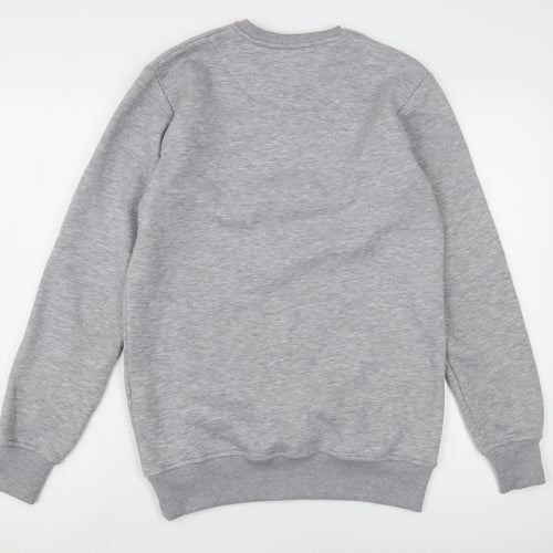 SikSilk Men's Grey Pullover Sweatshirt XS
