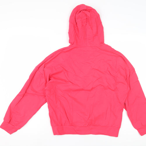 Mickey Mouse Girls Pink Cartoon Hoodie, Size 158