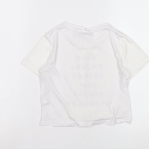 Friends Kids White Graphic T-Shirt Unisex 10-11 Years Casual