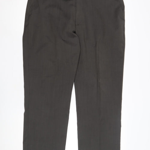 Pierre Cardin Men's Black Trousers Size 36