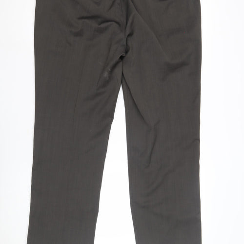 Pierre Cardin Men's Black Trousers Size 36
