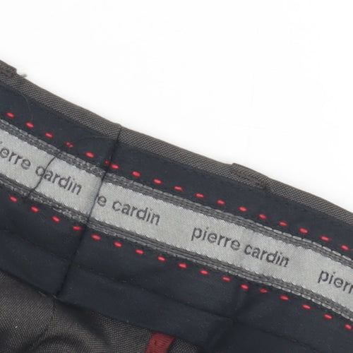 Pierre Cardin Men's Black Trousers Size 36