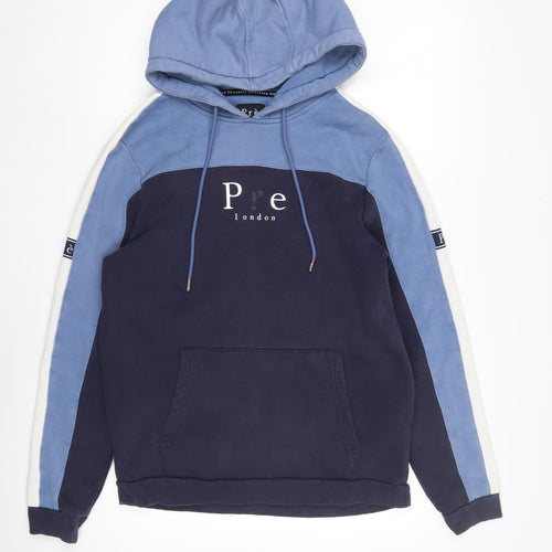 Pre London Men's Blue Pullover Hoodie M
