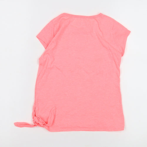 OshKosh B’gosh Girls Pink Graphic T-Shirt - Size 7 Years