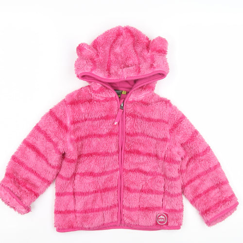Gelert Pink Girls' Fleece Hoodie 2-3 Years Full Zip
