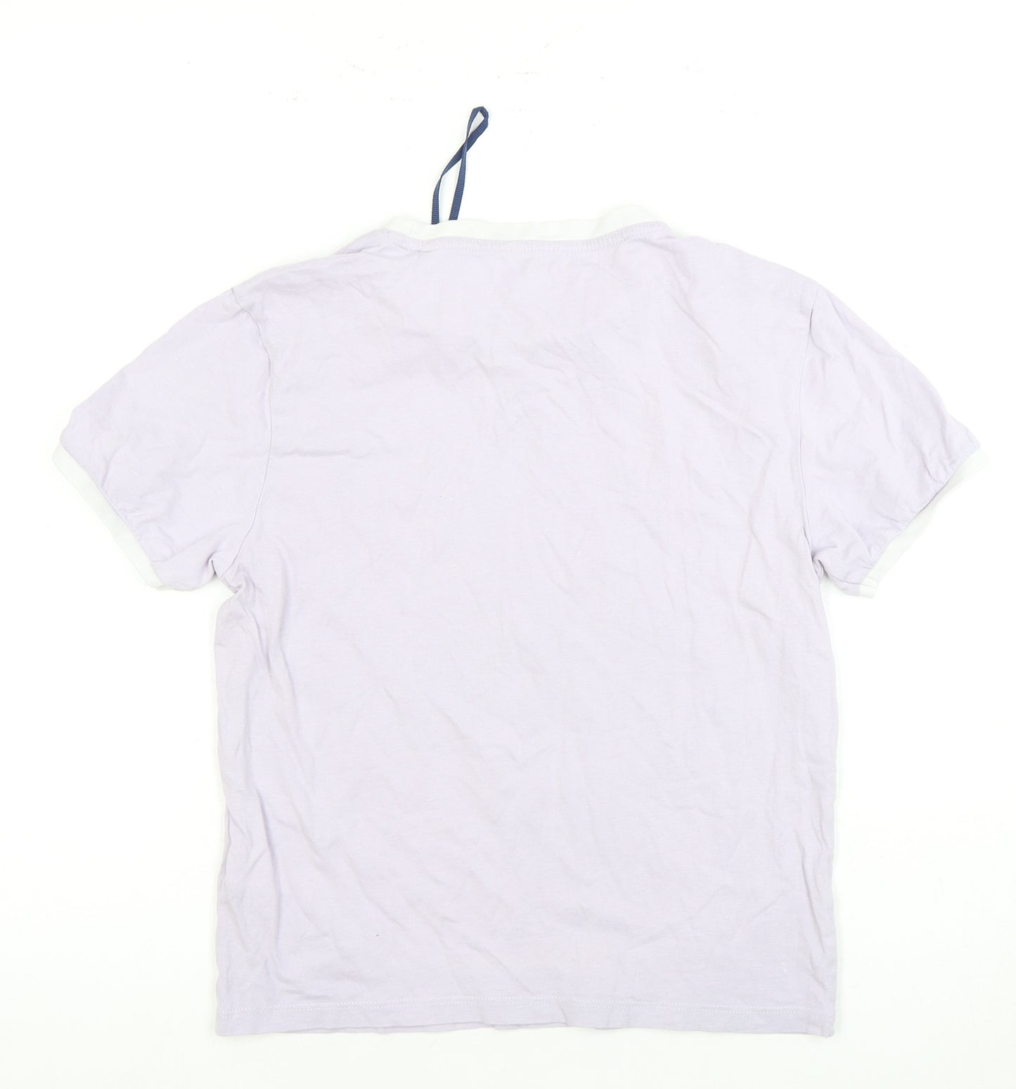 Jack Wills Women's Purple Ringer T-Shirt Size 10