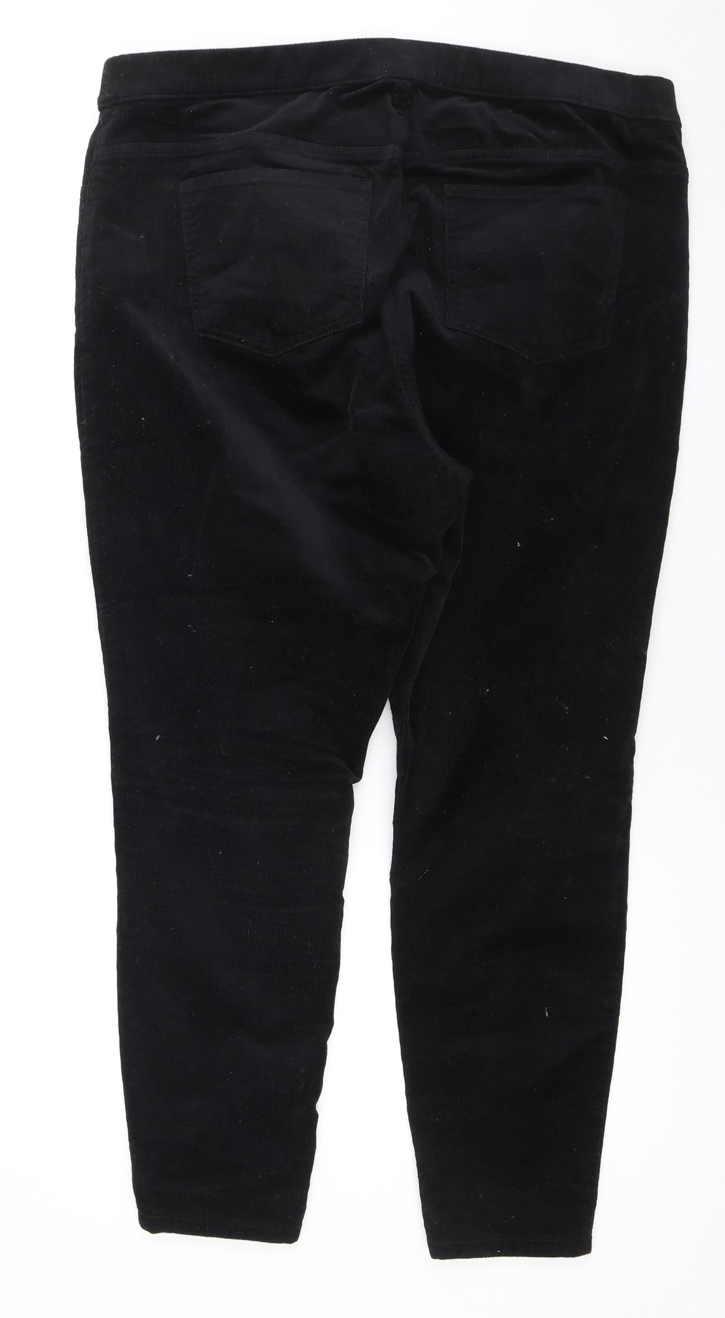 Marks and Spencer Women's Black Corduroy Jegging Size 18