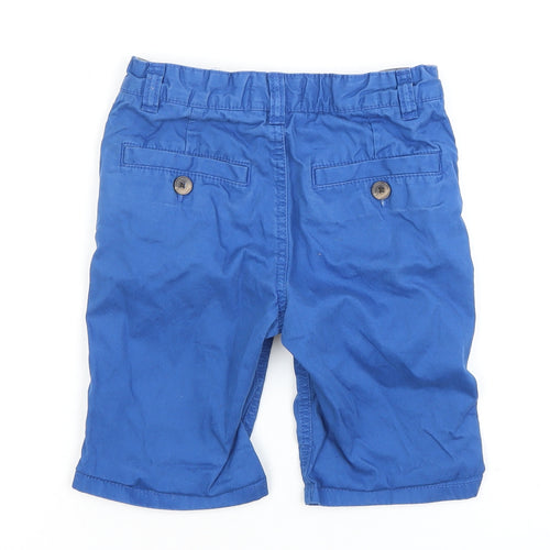 Blue Zoo Boys Blue Cotton Shorts Age 8 Excellent Condition
