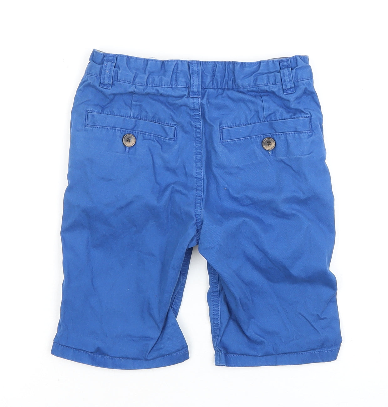 Blue Zoo Boys Blue Cotton Shorts Age 8 Excellent Condition