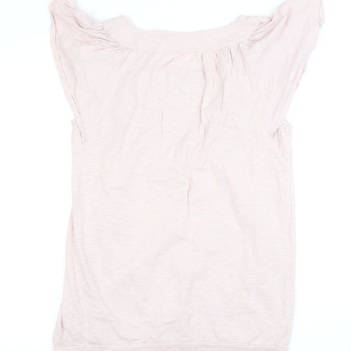 Rocha.John Rocha Women's Pink Embroidered Blouse, Size 14
