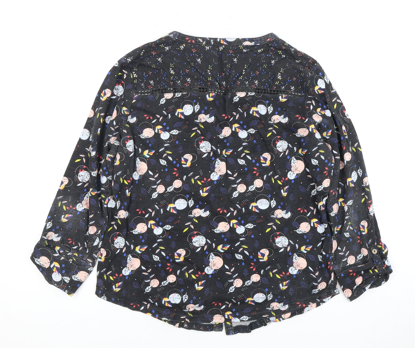 Mantaray Women's Multicoloured Floral Blouse Size 14