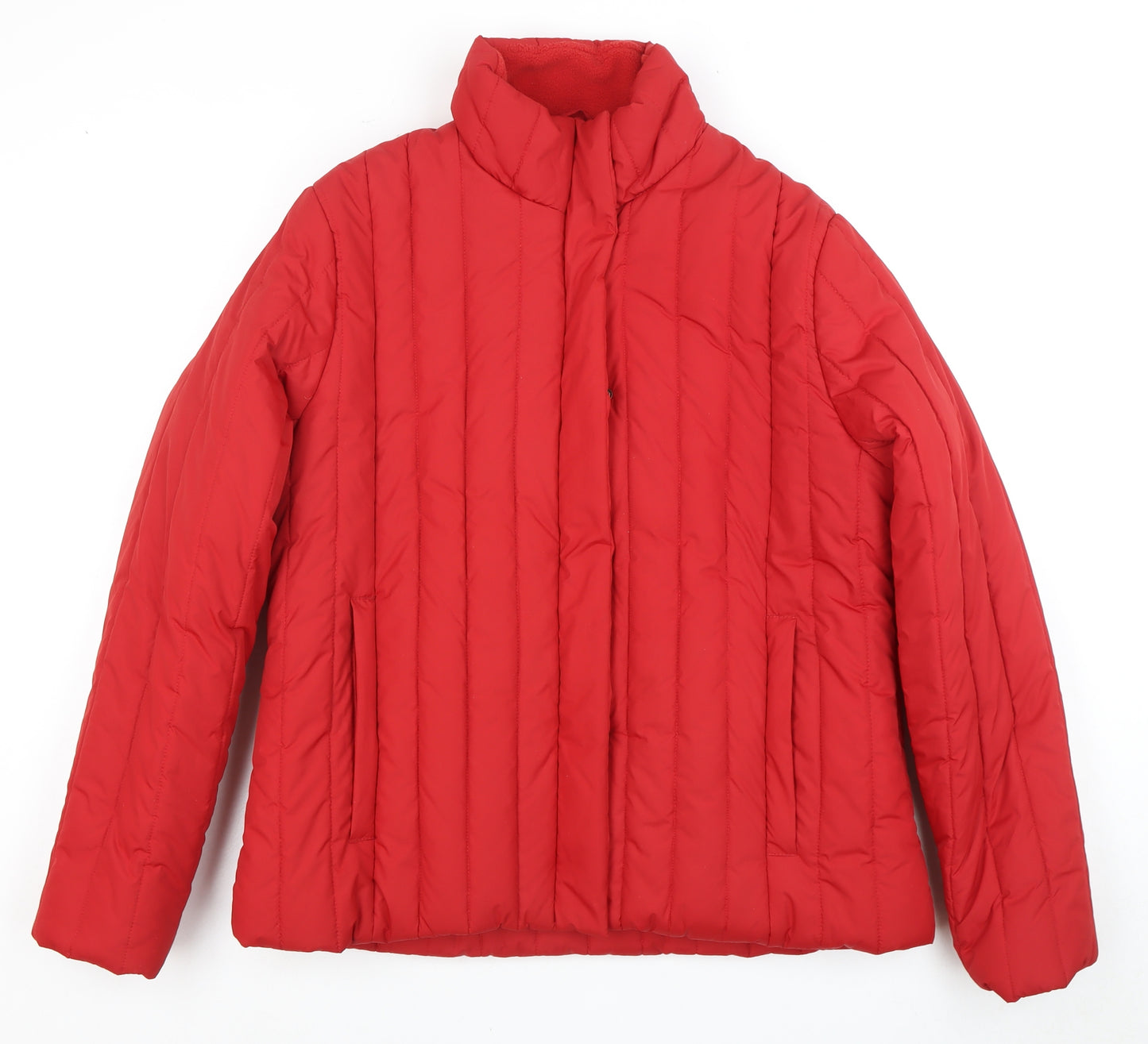 Evie Women's Red Puffer Jacket Size 14