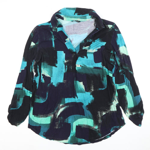 Roman Women's Multicoloured Geometric Blouse Size 14