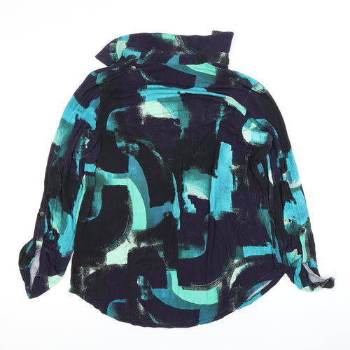 Roman Women's Multicoloured Geometric Blouse Size 14