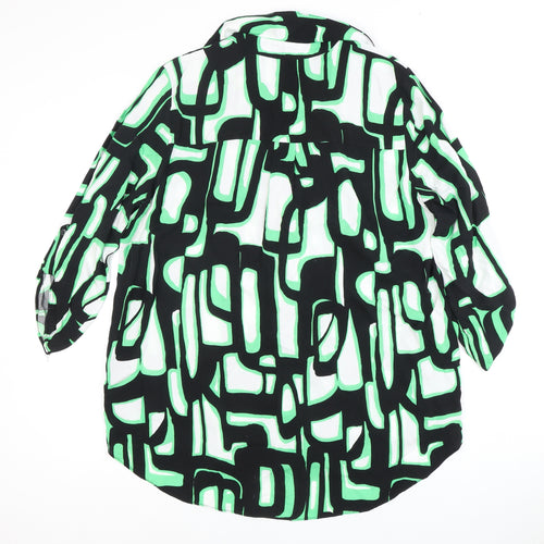 Roman Women's Multicoloured Geometric Blouse Size 14