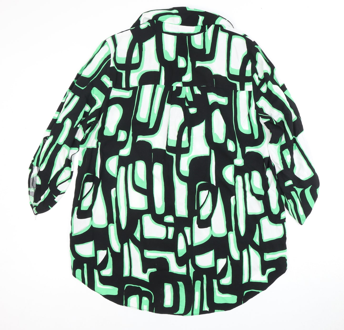 Roman Women's Multicoloured Geometric Blouse Size 14