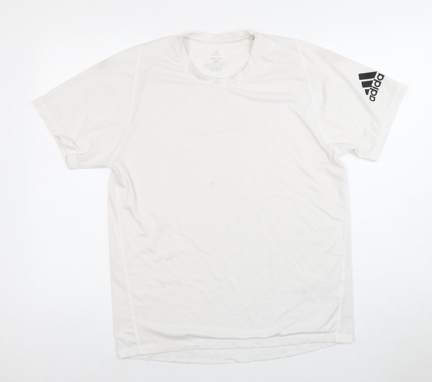 Adidas Men's White T-Shirt Medium Gym Activewear