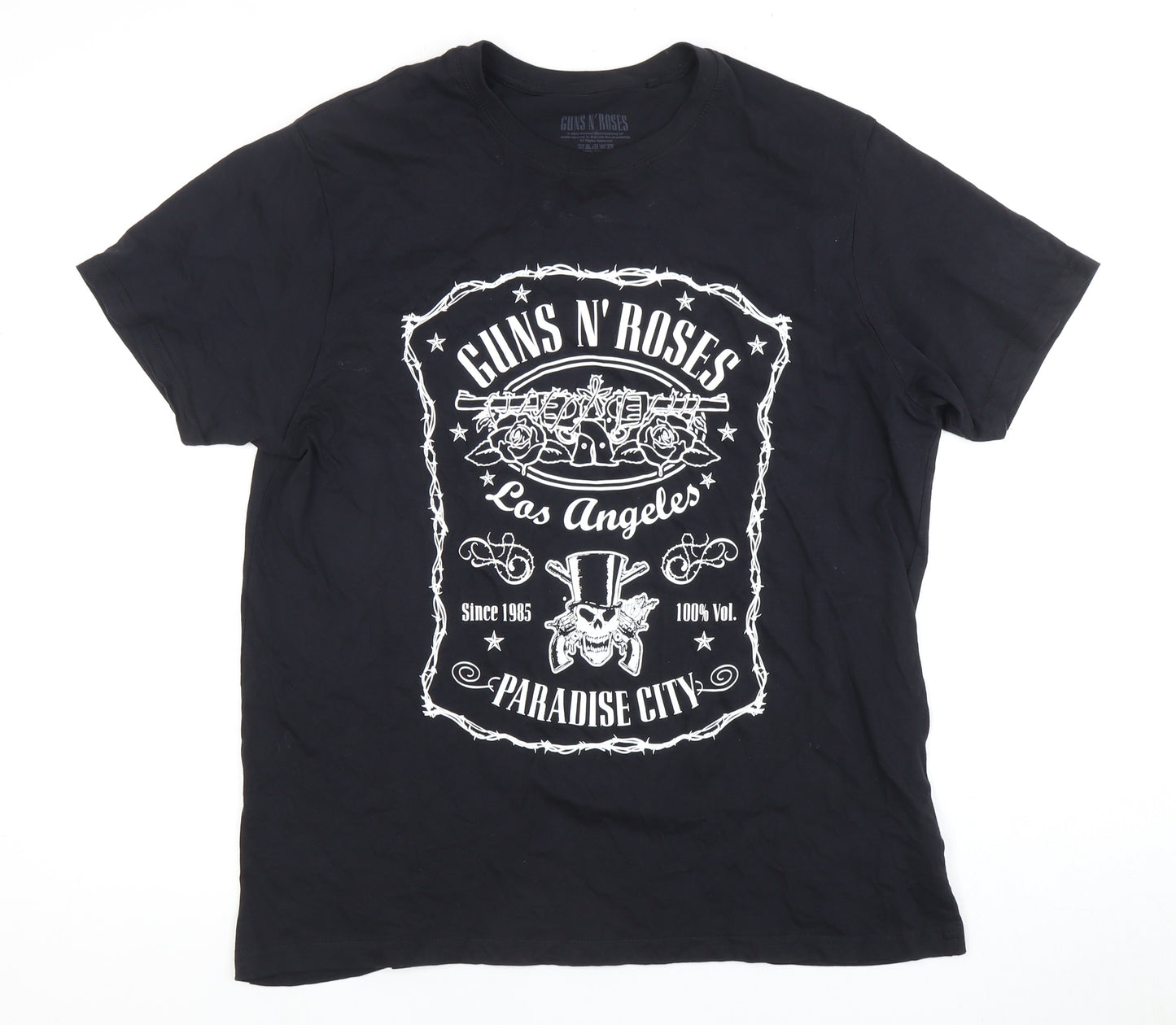 Guns N' Roses Men's Black L Graphic Band T-Shirt
