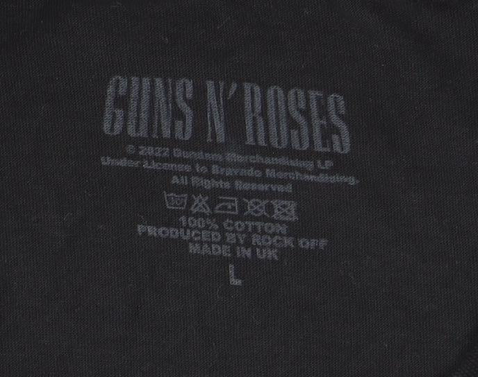 Guns N' Roses Men's Black L Graphic Band T-Shirt