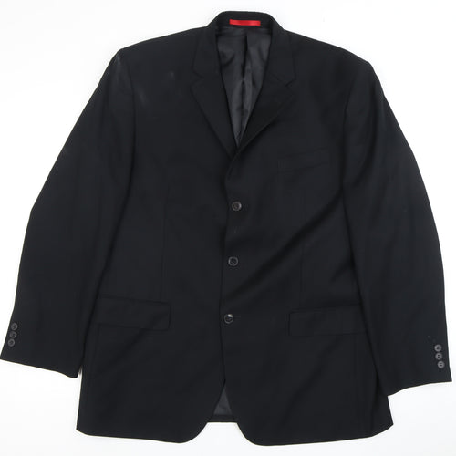 Burton Men's Black Regular Fit Blazer, 46R