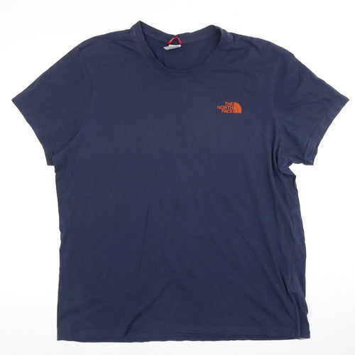 The North Face Men's Blue XLT Regular Fit T-Shirt