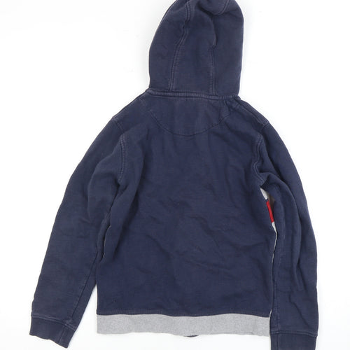 Jack Wills Boys Blue Full Zip Hoodie 9-10 Years