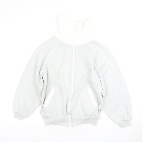 Kash Women's White Zip Sweatshirt Size S