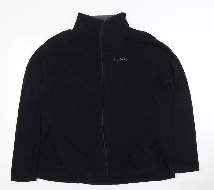 Pierre Cardin Men's Black 3XL Basic Jacket