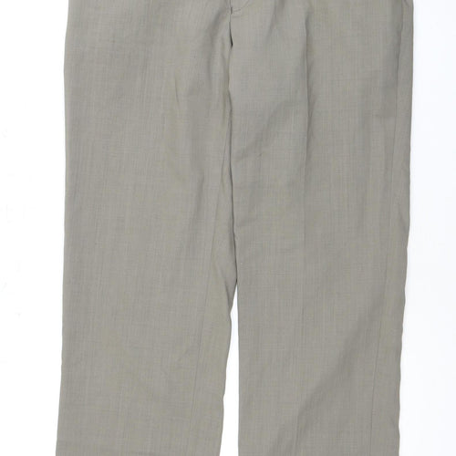 Jeff Banks Men's Grey Wool Trousers, L, Travel