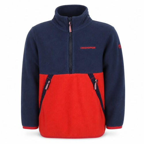 Craghoppers Boys Multicoloured 1/2 Zip Fleece Sweatshirt 5-6 Years