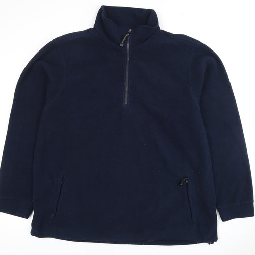 Regatta Men’s Blue 1/4 Zip Fleece Sweatshirt XL