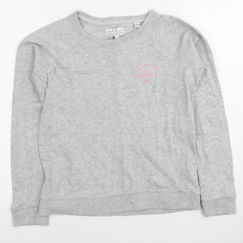 Jack Wills Women's Grey XS Pullover Sweatshirt