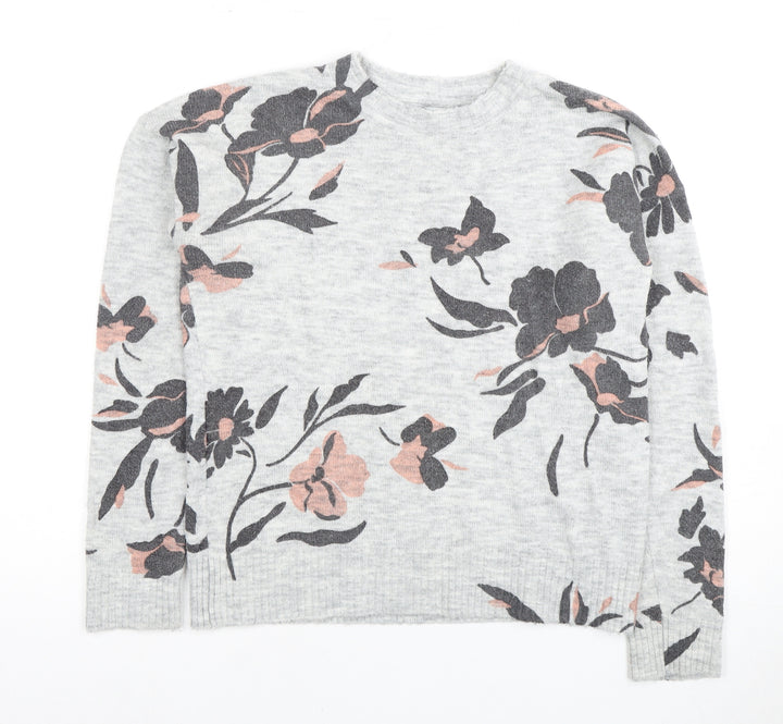 Oasis Women's Multicoloured Floral Pullover Jumper XS