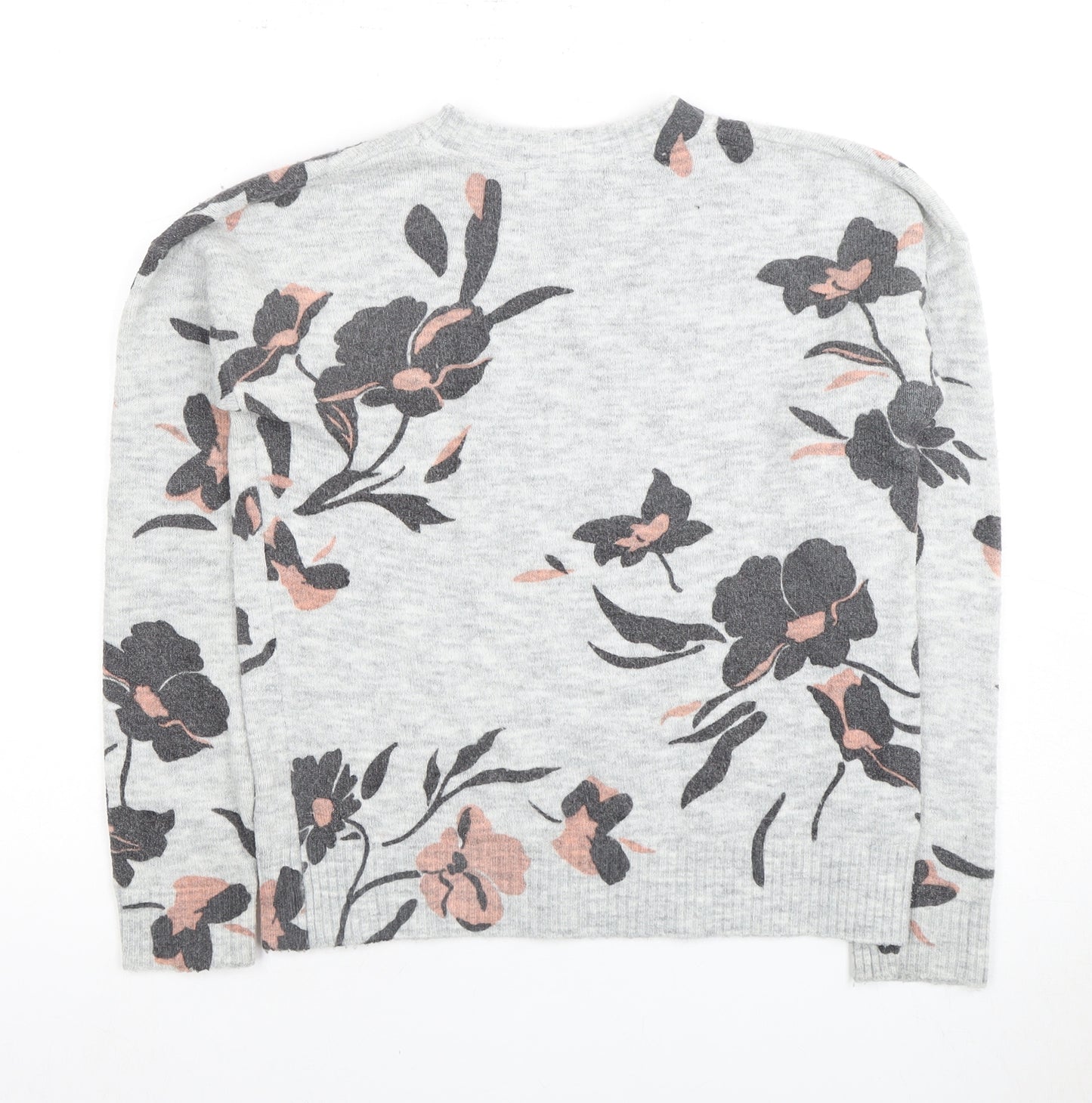 Oasis Women's Multicoloured Floral Pullover Jumper XS