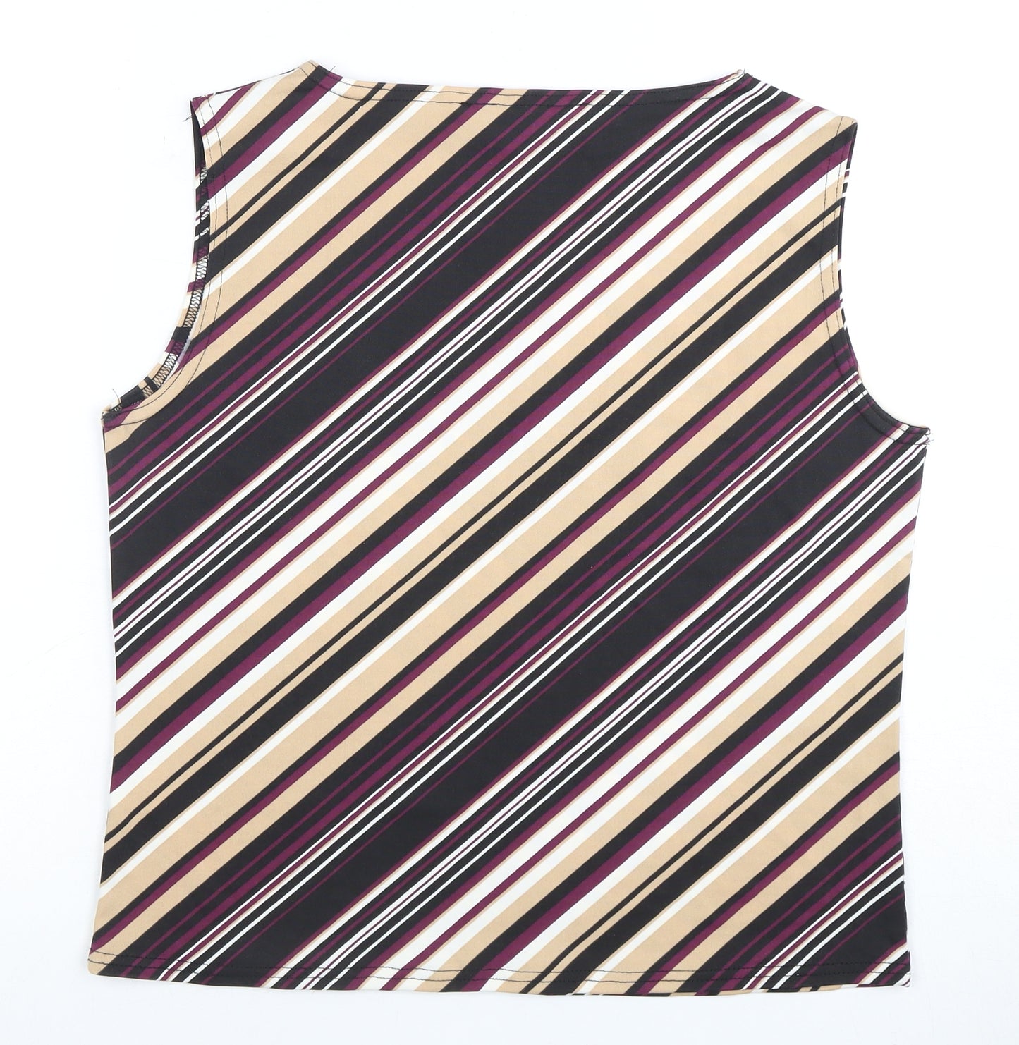 New Look Women's Multicoloured Striped Tank Size 16