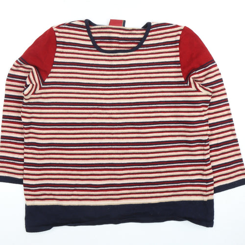 Basler Women's Multicoloured Wool Knit Pullover Jumper Size 18