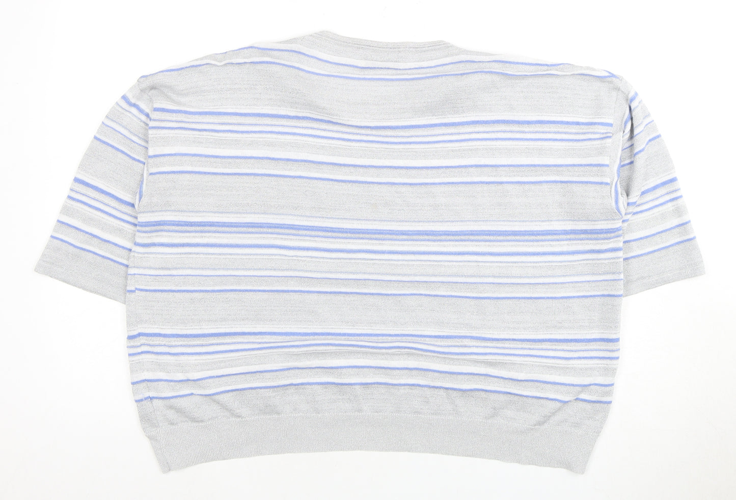 Marks and Spencer Women's Multicoloured Striped T-Shirt, Size 20