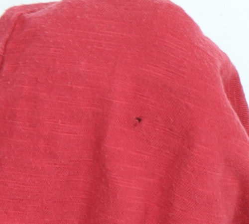 Crew Clothing Co. Women's Red Pullover, Size 14, Cotton
