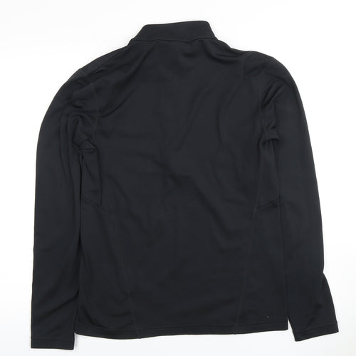 Wilson Men's Black S Casual Pullover 1/4 Zip Top