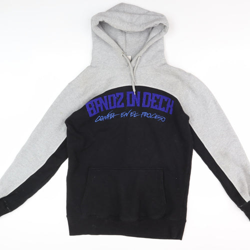 Bandz On Deck Men's Black Grey Hoodie Small