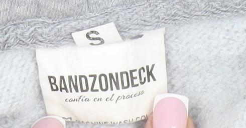 Bandz On Deck Men's Black Grey Hoodie Small